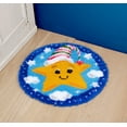 thumbnail image 2 of Vervaco Shaped Rug Latch Hook Kit 22" Round-Little Star, 2 of 2
