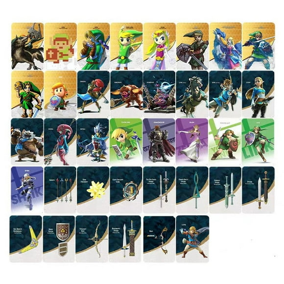 Zelda Amiibo NFC Cards Easy to Play 38Pcs/Set Game Collectible Cards Suitable for Avid Gamers And Collectors