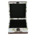 thumbnail image 3 of Caja De Cuero PU, Estuche De Almacenamiento Decorativo Hermoso Y Duradero, Exquisito Para Accesorios De Fotografía Para Niñas, Regalos, Certificados De Joyería, Amigos De Octpeak Vintage Jewelry Box, 3 of 8