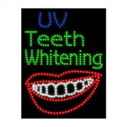 UV Teeth Whitening-LED Dots Sign Made in USA