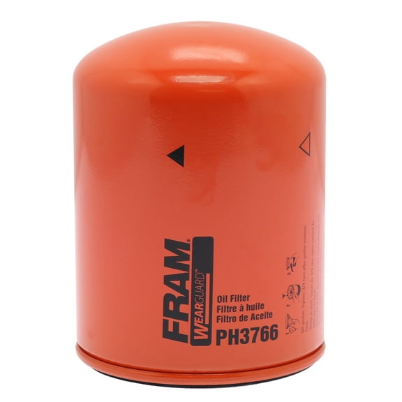 FRAM Extra Guard H.D. Filter PH3766, 10K mile Replacement Oil Filters, Fit for Selected Vehicles