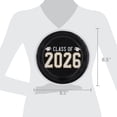 thumbnail image 5 of Black/Gold/White Class of 2026 Disposable Paper Plates, 9", 8 Count, Graduation by Way To Celebrate, 5 of 5