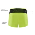 thumbnail image 4 of Men's 4 Inch 2-in-1 Running Shorts, Quick Dry Anti-Chafe Athletic Shorts with Compression Liner and Phone Pocket Yellow, 4 of 9