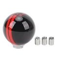 thumbnail image 2 of Pommeau de Levier de Vitesse Rond, Support de Fixation Fileté Prise Confortable 11MM Port ID Voiture Course Pommeau de Levier de Vitesse 6 Vitesses Chiffres Clairs pour Véhicule Manuel Noir Rouge, Noir Blanc, Blanc, 2 of 8