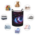 thumbnail image 4 of Daiia v Round Laundry Basket with Handles Thickened Waterproof Circular hamper,Dirty Clothes Storage Basket for Bedroom,Bathroom,College Dorm-Small, 4 of 6