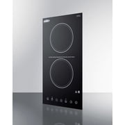 2-Burner Radiant Cooktop-115V, Black, Digital Touch