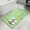 Green, variant on Sliced Lemon Washable Area Rugs for Living Room Bedroom, Large Non Slip Indoor Floor Carpet Absorbent Low Pile Simple Summer Tropical Green Door Mat Rugs for Bathroom Entryway 63"x90.6"