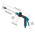 thumbnail image 3 of Weloille Ensemble de 1 Pistolet de Lavage de Voiture à Haute Pression en Mousse avec 3 Connecteurs, Pot en Mousse avec Buse de Pulvérisation Réglable, Outil Multimode Étanche pour Lavage de Voiture, Arrosage de Jardin, Nettoyage de Patio, 3 of 8