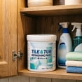 thumbnail image 6 of Water Based Tile Paint for Bathroom – 350ml Ceramic Tub and Tile Refinishing Coating, Low Odor Quick Dry Paint for Bathtub, Sink, Countertop, Glass, Wall & Floor (Black,White), 6 of 8