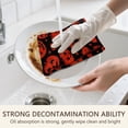thumbnail image 5 of 2 Pcs Funny Kitchen Towels,Halloween Red Pumpkins Pattern Microfiber Dish Towels,Kitchen Tea Towels,Kitchen Towel Set (18" X 26"), 5 of 7