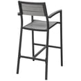 thumbnail image 2 of Modway Principale 28.5 - Tabouret de Bar Moderne en Aluminium de 29 Po en Brun/gris, 2 of 3