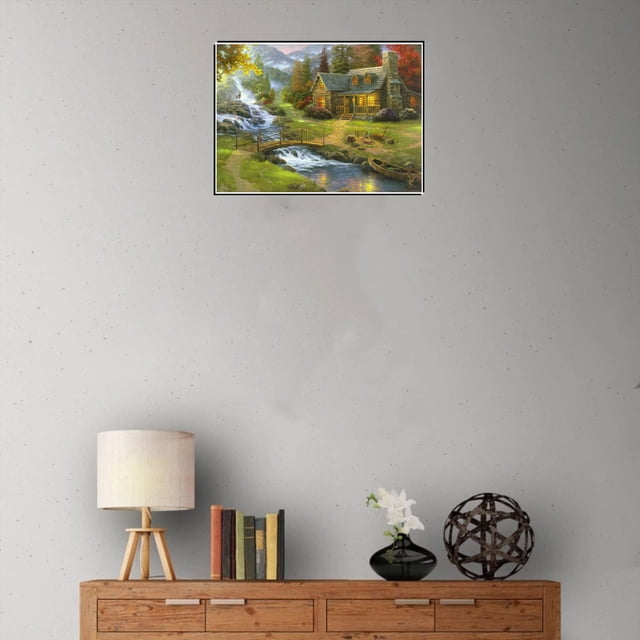 Xihbxyly Ofertas Prime Del Día Solo Hoy Pinturas Bordadas 5D para Casa con Diamantes de Imitación Pegados