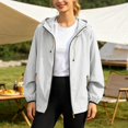 thumbnail image 3 of Hooded Sun Jacket Men Women Summer Fall Lightweight Long Sleeve Loose Casual Zip Up Sun Hoodie with Pockets Fishing Outerwear, 3 of 7