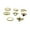 8 Pcs Stone Gold, variant on Magik Knuckle Ring Sets Stacking Bands Midi Mid Above Joint Rings Punk Finger Tip (12 Pcs Wiring Gold)