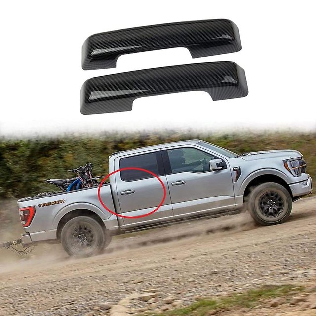 Para Ford F-150 F150 2021 2022 cubierta de la manija de la puerta delantera del lado del coche, 4 uds. Afortunado Sencillez