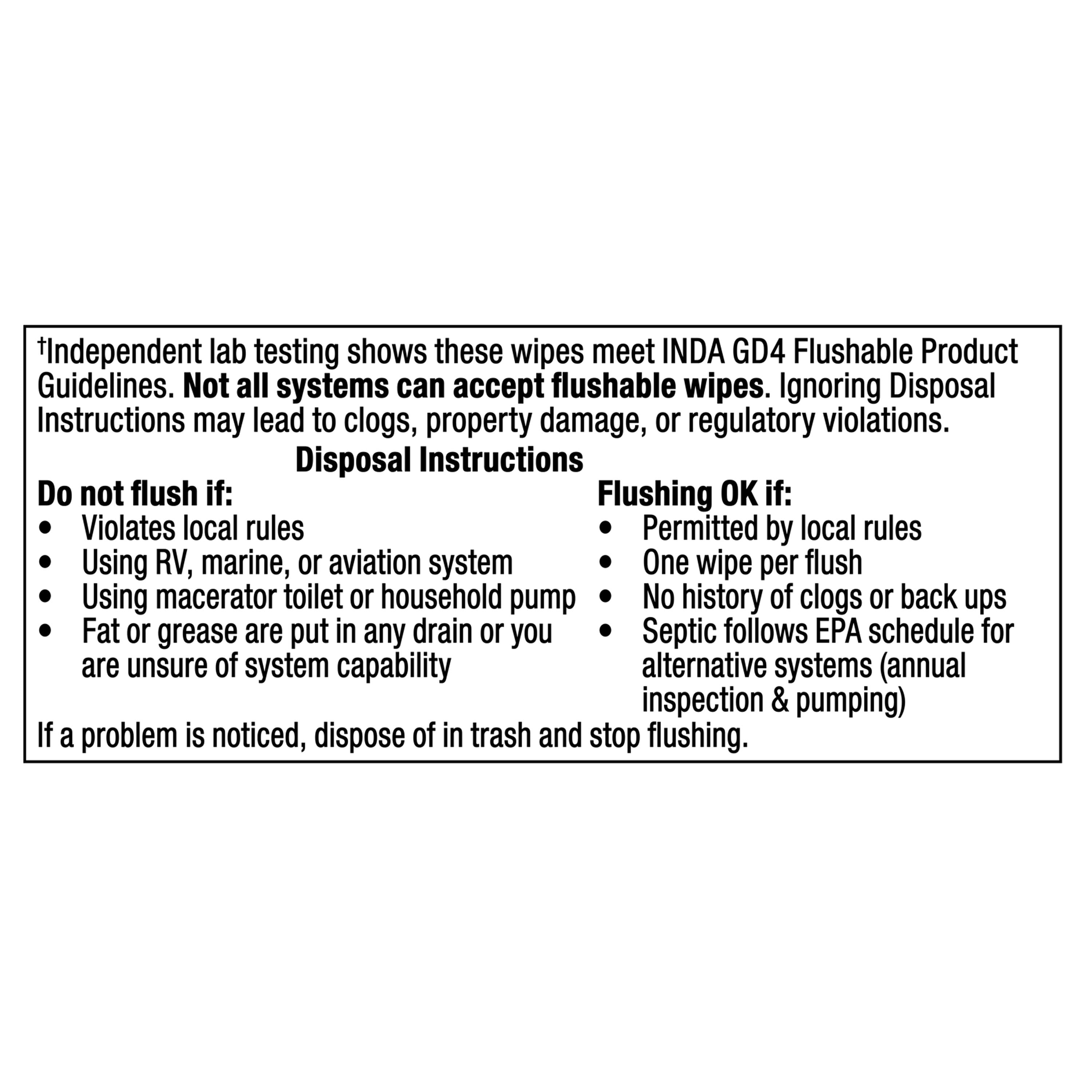 Equate Flushable Wet Wipes, Coconut Scent, 96 Wipes, 2 Pack