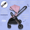 thumbnail image 3 of Capri DLX travel system mango ajustable +portabebé autoasiento rosa, 3 of 8