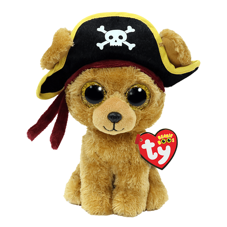 Ty Beanie Boos ROWAN the Halloween Pirate Dog (6 Inch) Stuffed Plush Toy