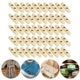 thumbnail image 4 of Buttons, Olive Shaped 50Pcs Wooden Button DIY For Sewing Hand Sewing Handicraft Decoration, 4 of 8