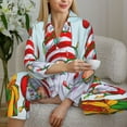 thumbnail image 6 of Sikiie Funny Christmas Gnome Women's Long-Sleeve Shirt and Full-Length Bottom Pajama Set (s-xxl)-Medium, 6 of 7