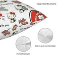 thumbnail image 3 of Hello Kitty Pillow Cover, Square Throw Pillow Cases For Couch Sofa Bed Living Room,Home Decorative, 20"X20", 3 of 9