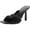 Black, variant on INC Womens Black Comfort Ruched Birana Square Toe Stiletto Slip On Heeled Sandal 7 M