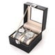 thumbnail image 4 of Caja de reloj de cuero sintético de 2, 3, 6, 10, 12, 20 y 24 bits, caja de almacenamiento para relojes, 4 of 4