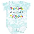thumbnail image 3 of Inktastic Grannys Girl Bright Flowers Girls Baby Bodysuit, 3 of 5