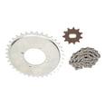 thumbnail image 1 of Gear Chain Set, 38 Links Drive Sprocket Chain Combo  For Electric Bikes, 1 of 8