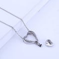 thumbnail image 5 of Collar de urna en forma de corazón, joyería conmemorativa con colgante para mascota, 5 of 5