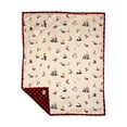 thumbnail image 4 of 2021 Disney Parks Mickey Mouse Christmas Holiday Fleece Flannel Blanket Throw, 4 of 6