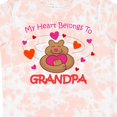 thumbnail image 4 of Inktastic Heart Belongs to Grandpa Girls Toddler T-Shirt, 4 of 5