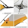 thumbnail image 3 of CORE 8'x 7' 4 Person Dome Backpacking Camping Tent, 10 lbs, 3 of 7