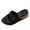 Black, variant on Slippers for Women Beach Fashion Summer Wedge Open Toe Slip-On Slides Sandals Comfortable Casual Daily Shoes Black 8.5
