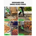 thumbnail image 5 of Firstness Cordless Leaf Blower, 20V Electric Leaf Blower with 2 Batteries and Charger, 135MPH 2 Speed Modes, 18000RPM, Lightweight Cordless Blower for Lawn Care, Patio, Dust, Blowing Leaves, Green, 5 of 10