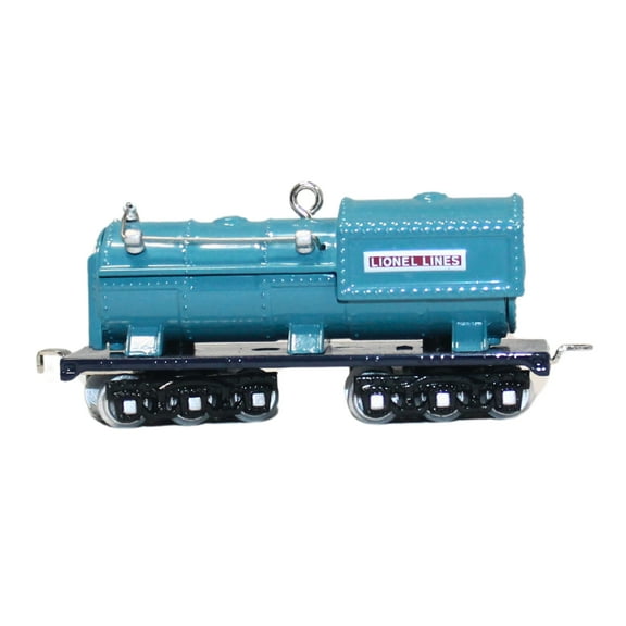 Hallmark QX8243 Lionel 400T Blue Comet Oil Tender Christmas Ornament