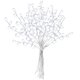 thumbnail image 1 of GARNECK - Ramo artificial de 50 tallos de 17 cm con cuentas acrílicas, ramas de flores, espray de cuentas para bodas, manualidades (blanco), 1 of 6