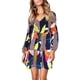 thumbnail image 4 of Vestido túnica de verano para mujer, cuello en V, informal, suelto, fluido, vestidos de cambio de columpio Adepaton WMZY-757-124, 4 of 7