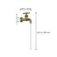 thumbnail image 2 of Estbridge 2 Sets Fountain Faucet Fountains Feature Pond Pump Decor Taps, 2 of 8