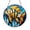 Acrylic 3.5 Inch, variant on Colorful Tropical Angelfish Stained Glass Style Window Suncatcher, Ocean Fish Decorative Glass Panel Hanging Ornament, Coastal Marine Life Window Decor Art for Beach House Interior