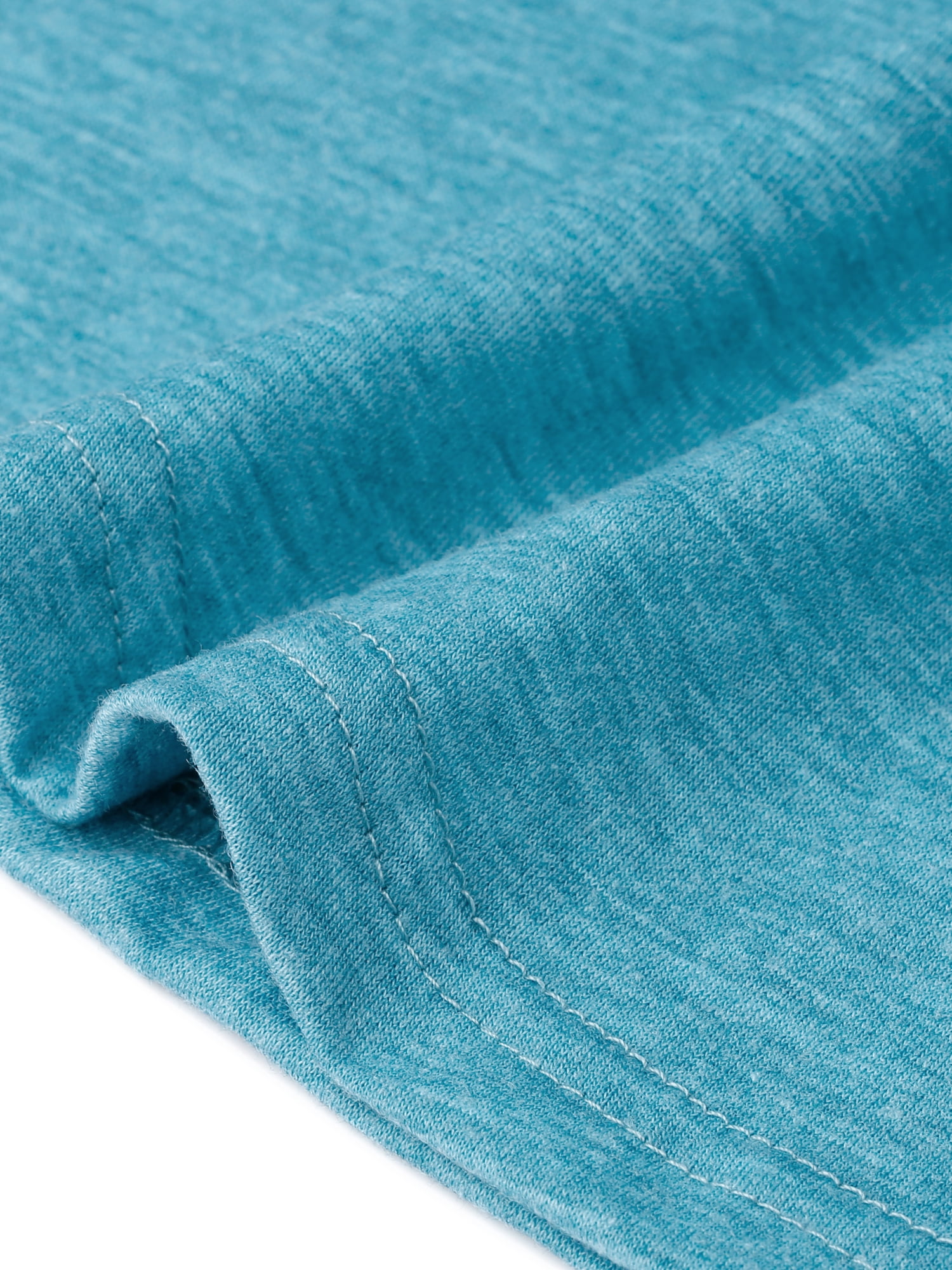 Women's Plus Short Sleeve Crew Neck Pleated Casual Tunic Blouse 4X Lake Blue