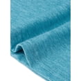 thumbnail image 6 of Women's Plus Short Sleeve Crew Neck Pleated Casual Tunic Blouse 1X Lake Blue, 6 of 6