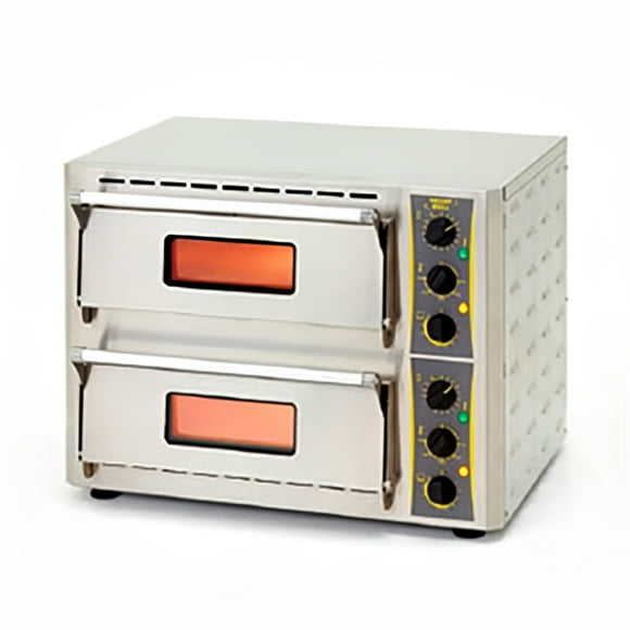 Equipex PZ-430D Countertop Pizza Oven - Single Deck, 208 240v/1ph