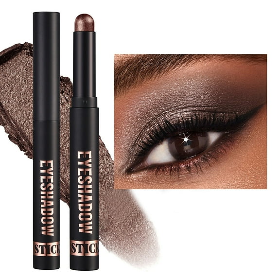 Highlight Eyeshadow Stick 8 Colors Pearlescent Cream Eye Shadow Waterproof Long Lasting Makeup Pencil for Women Easy Apply Natural Look,Makeup Organizers