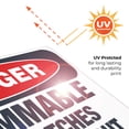 thumbnail image 6 of Flammable No Matches Or Open Light Sign, OSHA Danger Sign, 24x36 Corrugated Plastic, 6 of 7