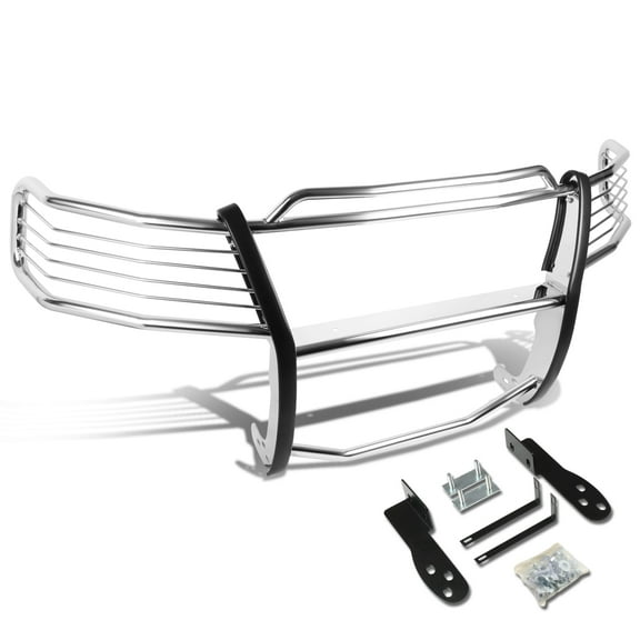 DNA Motoring For 03-06 Ford Expedition Chrome Stainless Steel Full Front End Bumper Brush Grille Guard