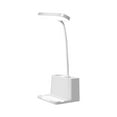 thumbnail image 2 of Leyeet  LED Desk Lamp with Pen Holder, Desk Light ​For Computer/Desktop, 3 Color Modes Rechargeable Light Rechargeable Eye-Caring Flexible Gooseneck - Bedside Table Lamp For Reading, Small Study Lamp, 2 of 6