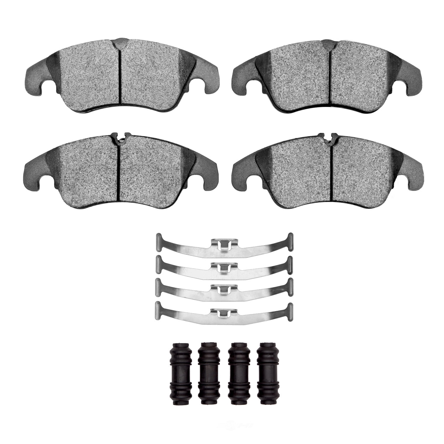 Dynamic Friction Company 1600-1322-11 DFC EURO 5000 Ceramic Brake Pads and Hardware Kit