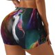 thumbnail image 1 of Fotbe Colorful Haired White Horse Shorts Sin Costuras – Shorts Deportivos de Cintura Alta para Mujer, Elásticos para Gimnasio, Yoga, Running o Ciclismo-X-Large, 1 of 8