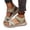 Green, variant on Tbopshirt Wedge Sandals for Women Summer Open Toe Solid Color Wedge Heels with Arch Support
